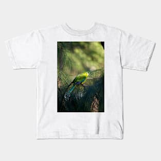 Orange Bellied Parrot Kids T-Shirt